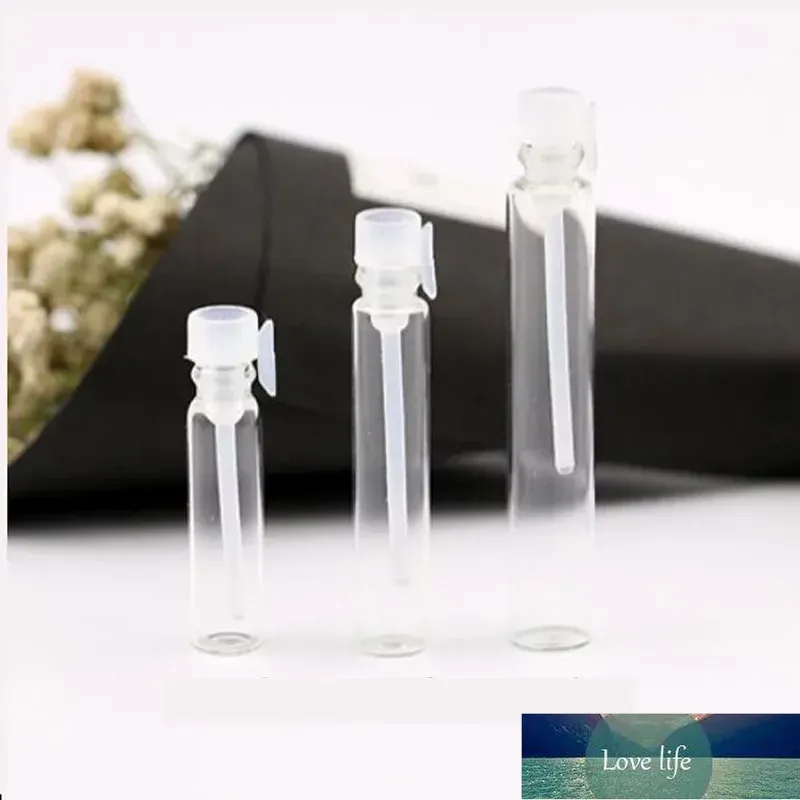 1 ml 1cc 2 ml 2cc 3 ml 3cc kvalitet parfym små flaskor glas injektionsflaska med test stick mini parfym prov injektionsflaska, glas test tomma påfyllningsbara flaskor