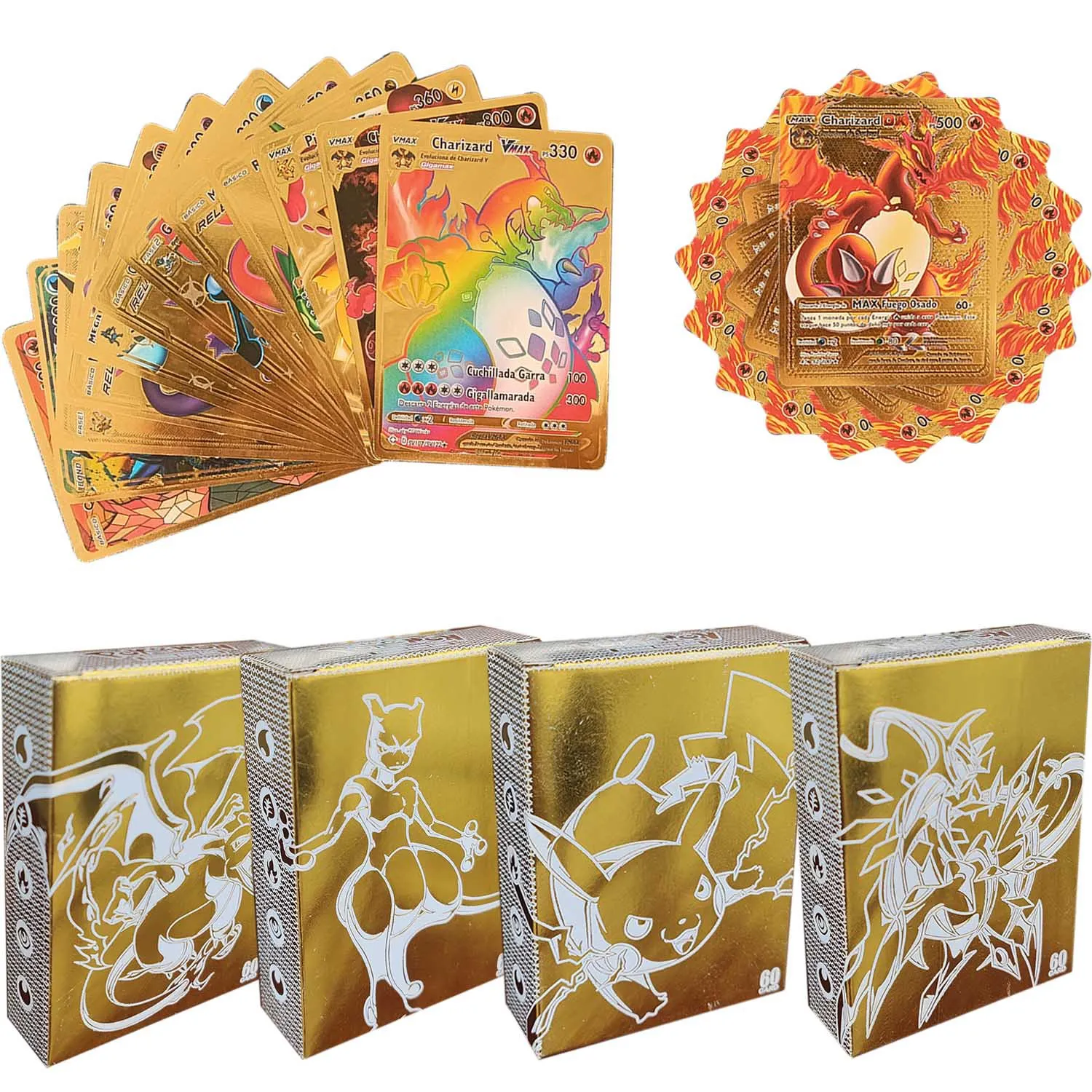 Pet Elf Gold Foil Card Multilingual Card EX GX MEGA VMAX V VSTAR