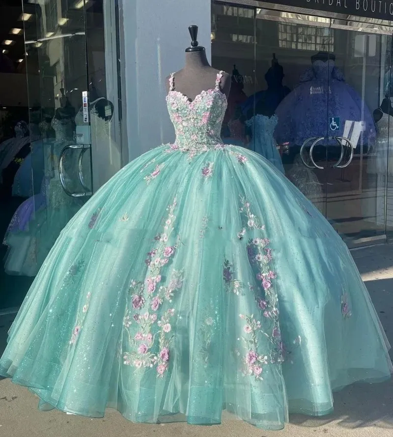 Princess Mint Green Plus Size Quinceanera Off Shoulder Lace Appliques Crystal Ball Gown Sweet 16 Dresses Vestidos 322 Princess Mint Green Plus Size Quinceanera Off Shoulder Lace Appliques Crystal Ball Gown Sweet 16 Dresses Vestidos 322