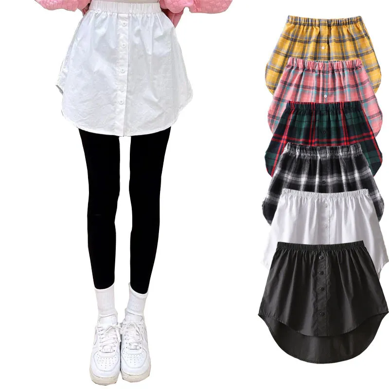 Black and white checkered skirt extender discount