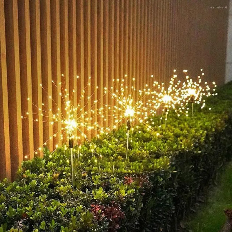 Cordes Veilleuse Énergie Solaire LED Lumière Pissenlit Jardin Extérieur Décor De Fête De Mariage