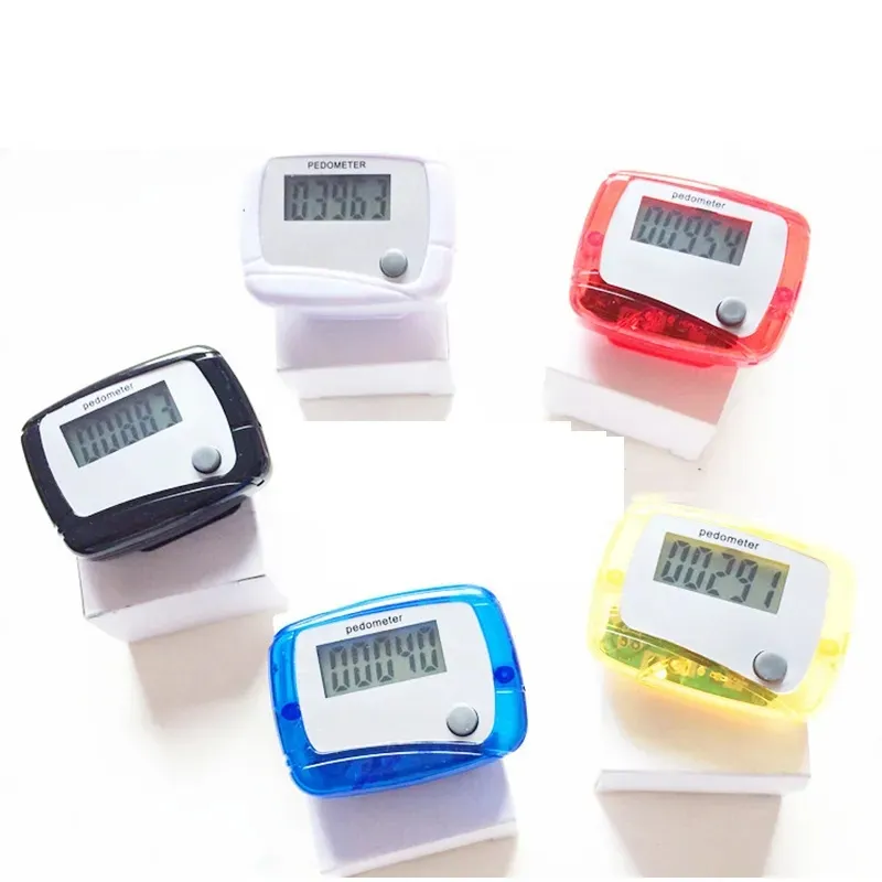 Wholesale LCD Pocket Pedometer Clock Timer With Seconds With Single
