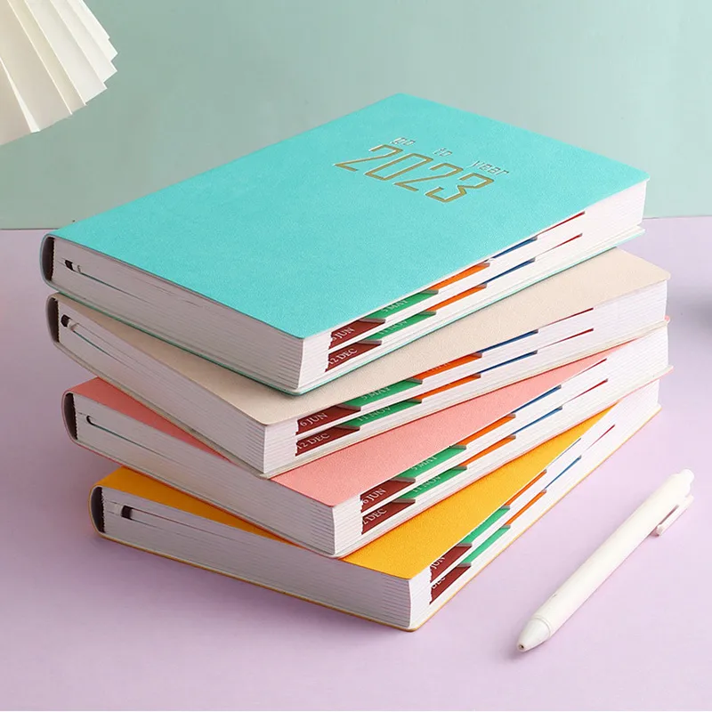 Notepads Planner Schema Werkplan Kalenderagenda Noteerleren Dikke Journal Notebook Office Stationery 230515