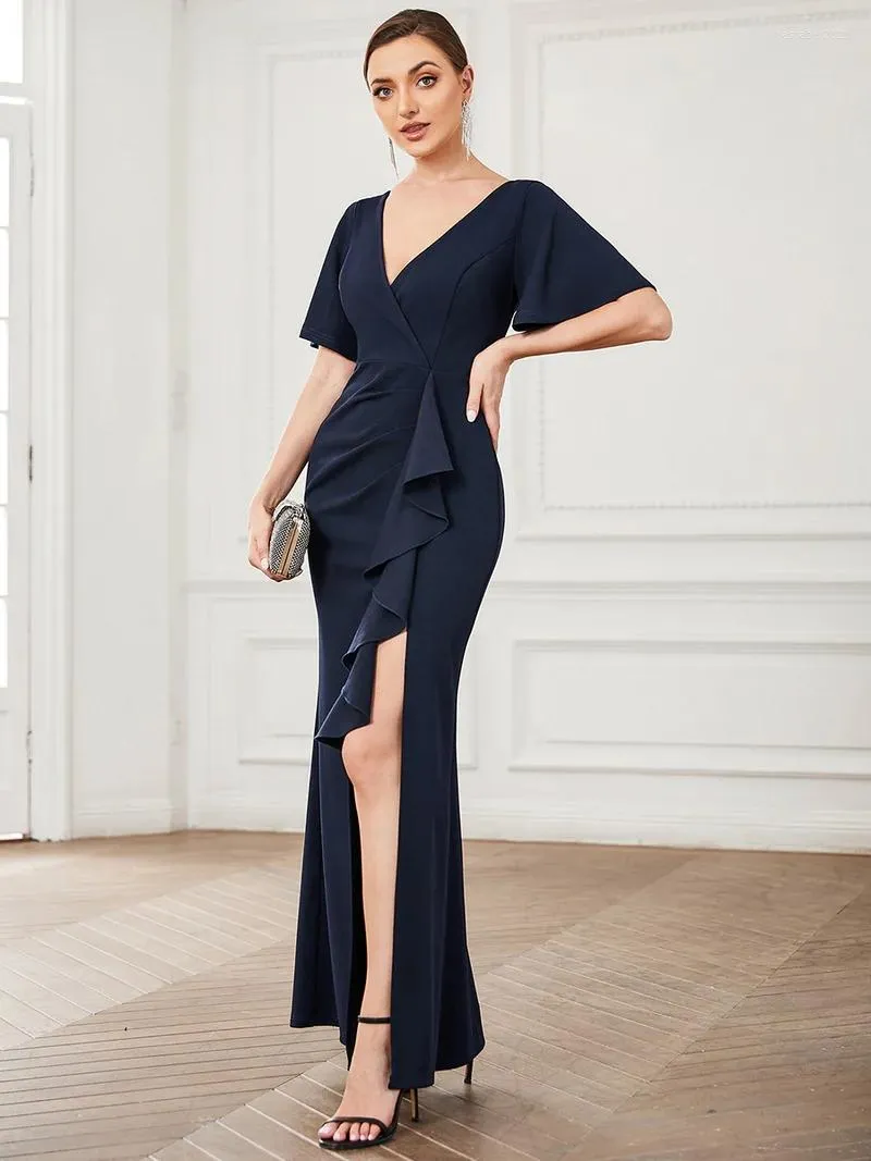 Simple chiffon short gowns online