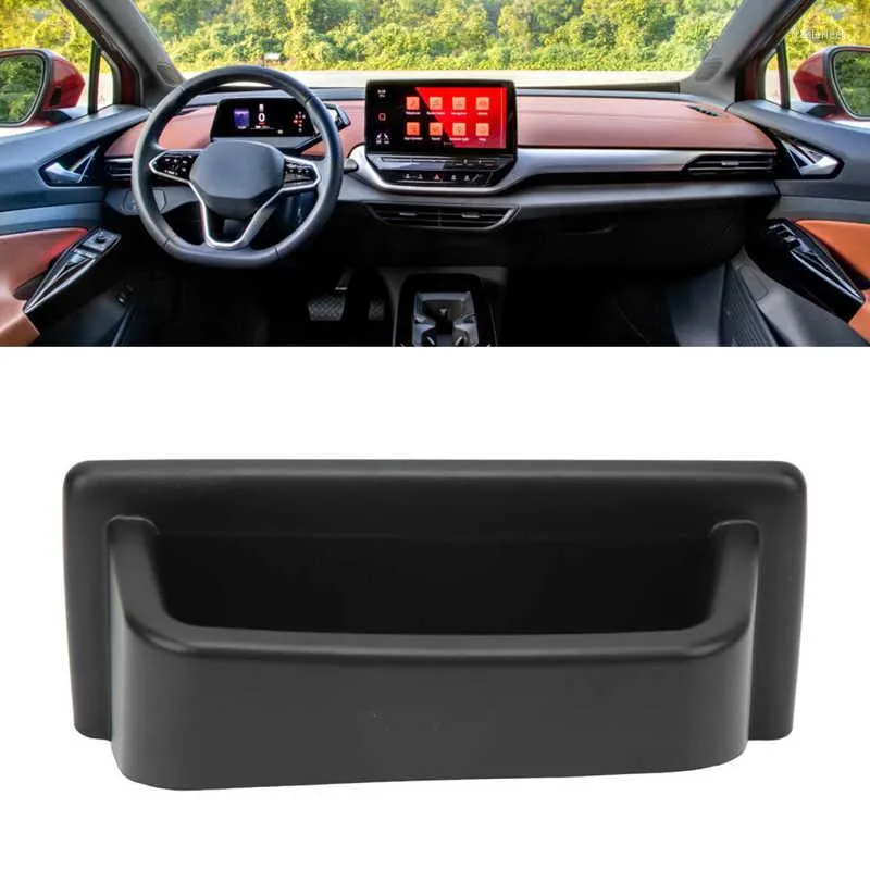 Dashboard Storage Box For ID.4 2024 Black ABS Car Organizer Tray With