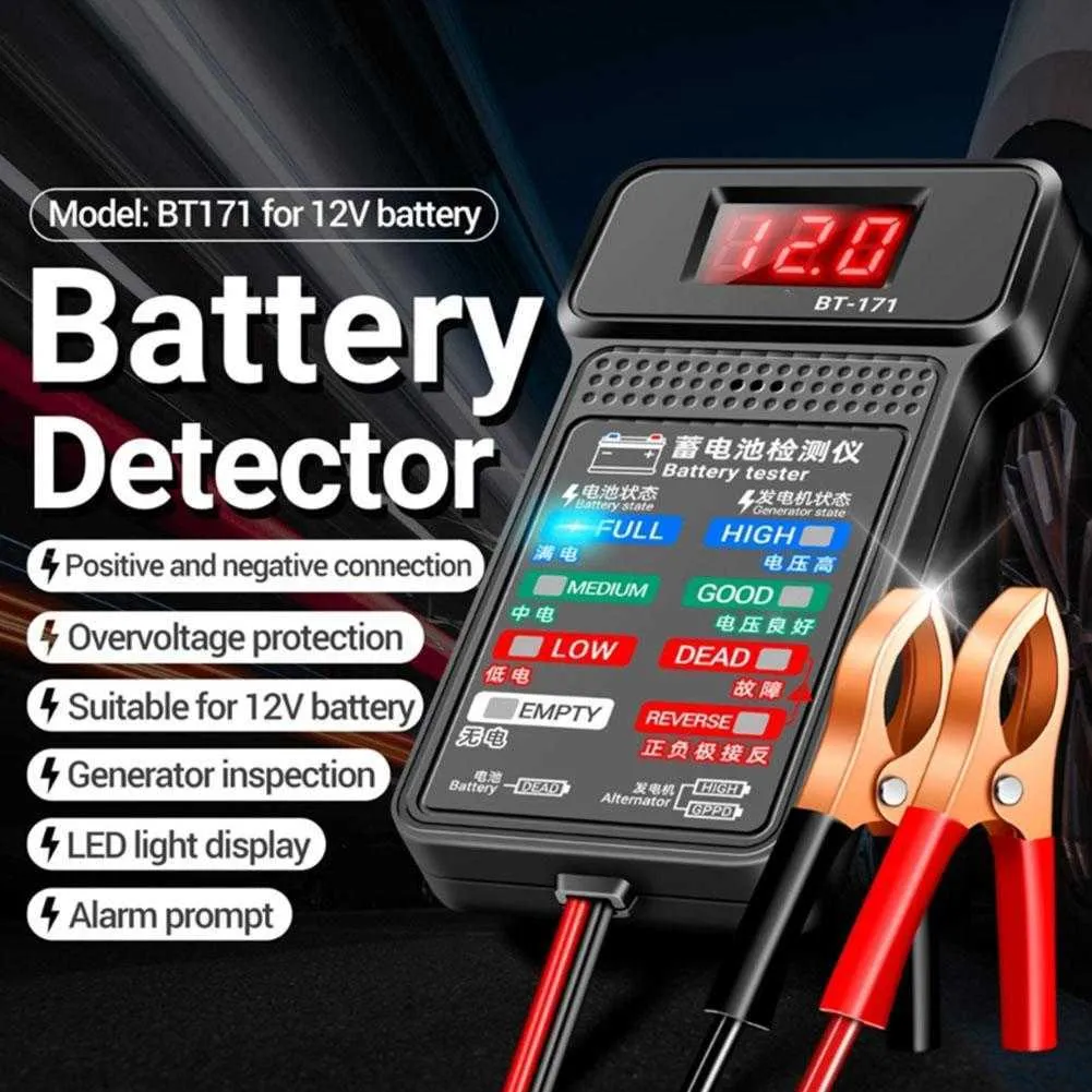 Neue Batterie Tester 12 V Lcd Digital Auto Batterie Analysator