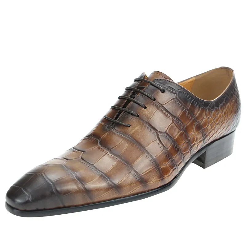 Chaussure homme crocodile discount