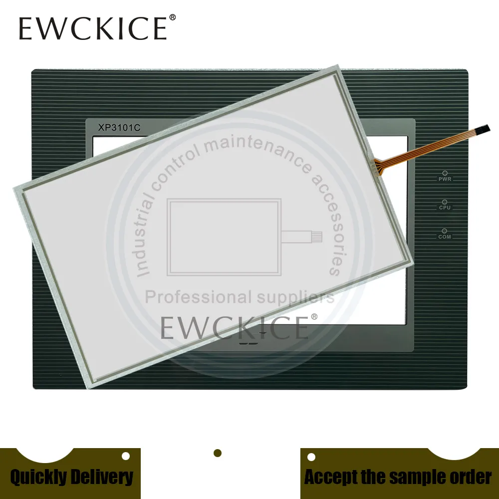 Pièces de rechange XP3101C-T Écran tactile industriel HMI PLC ET Film d'étiquette avant