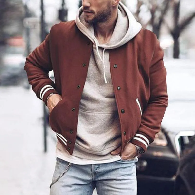 Men's Jackets Outsider Jacket Mens Autumn And Winter Fashion Casual Zipper Solid Pocket Hatless Sweater Thin Tall Raincoat Fleece Vest Men