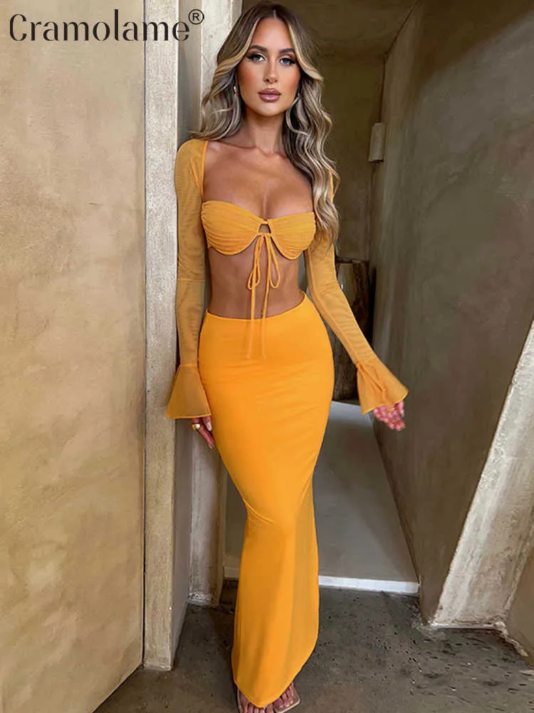 Long two online piece dress