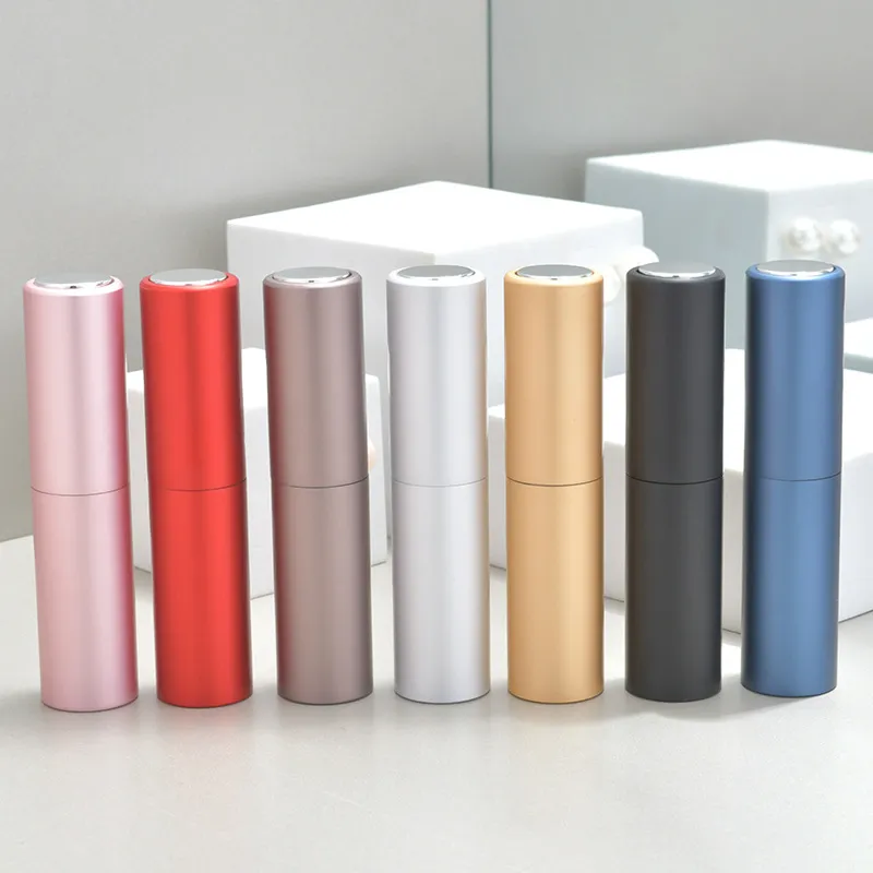 200pcs 5ML Aluminum Mini Perfume Bottle Portable Refillable Spray Travel Bottles Cosmetic Containers Atomizer Sprayer