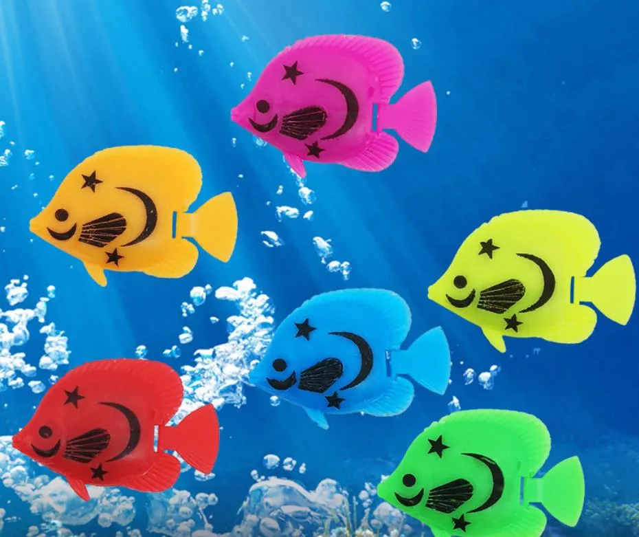 Flotteur Poisson Tropical Poissons Simulés Jouet Fishbowl Décorations Amusant Eau Attraper Des Poissons Été Piscine Beach Party Favors pour Enfants Garçon Fille Divers