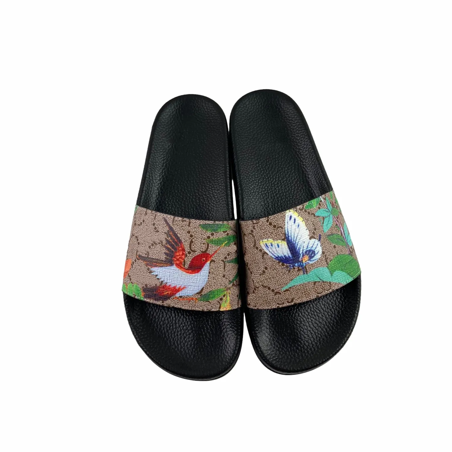 Gucci hummingbird slides top