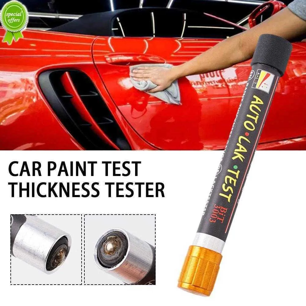 Nouvelle voiture peinture épaisseur testeur stylo Auto Lak Test Bit Portable voiture peinture revêtement testeur mètre épaisseur mètre jauge Crash pour voiture