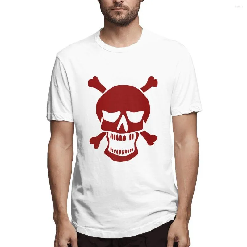 Camisetas masculinas pirata de crânio engraçado pirata impressa na manga curta tshirts de verão algodão casual top tee streetwear