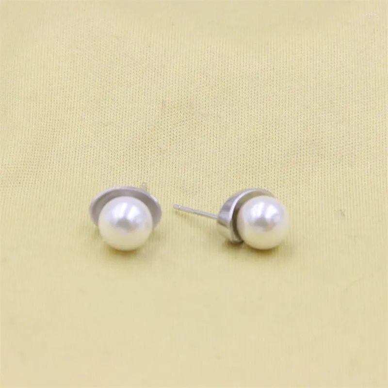 スタッドイヤリングZfsilver S925 Sterling Silver Fine Fashion Trand Shoe shoedeadearled Pearl Jewelry for Women Charm Parts Girl