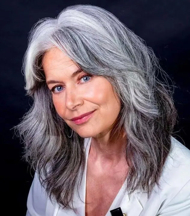 Short gray wigs cheap