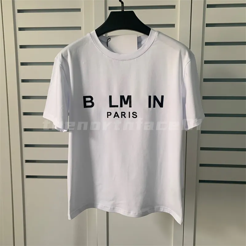 Zomer Mode Heren T Shirts Zwart Wit Letter Print Katoen Korte Mouw Beroemde Mannen Kleding Maat S-XXL