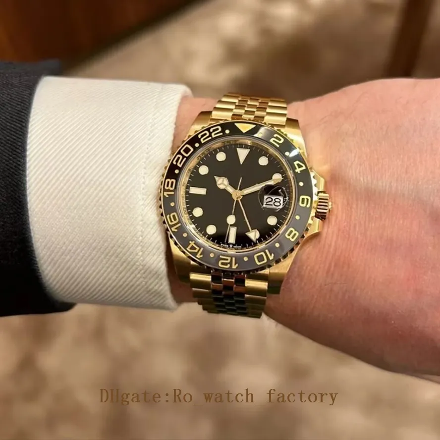 Luxury Designer Man Watch DJ Factory Automatic Movement 3235 Arm Wristwatches Men Watches 126718 18K Gold Watchs Wristwatch Boy Grnr Water Proof Watch Watch