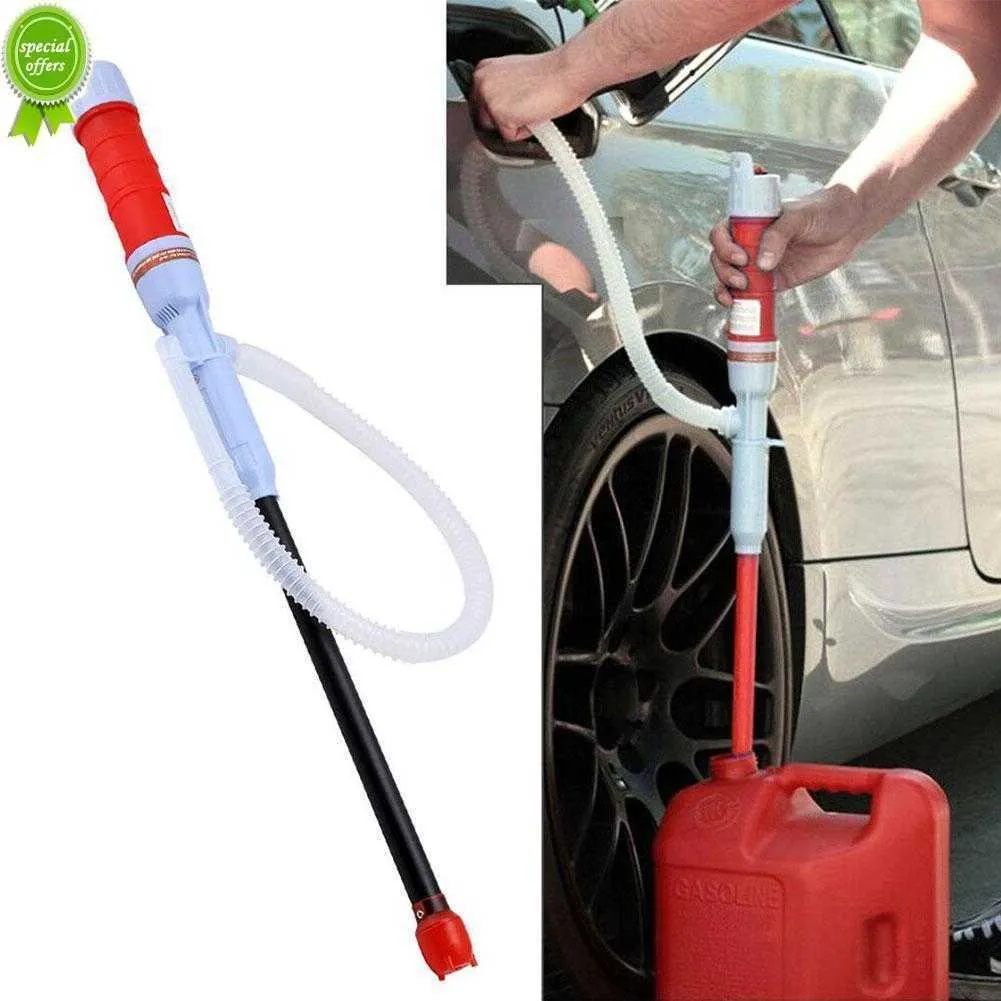 Ny flytande oljeöverföring Pump Vattenpump Powered Electric Outdoor Car Vehicle Fuel Gas Transfer Sugs Pumpar Liquid Transfer Oil