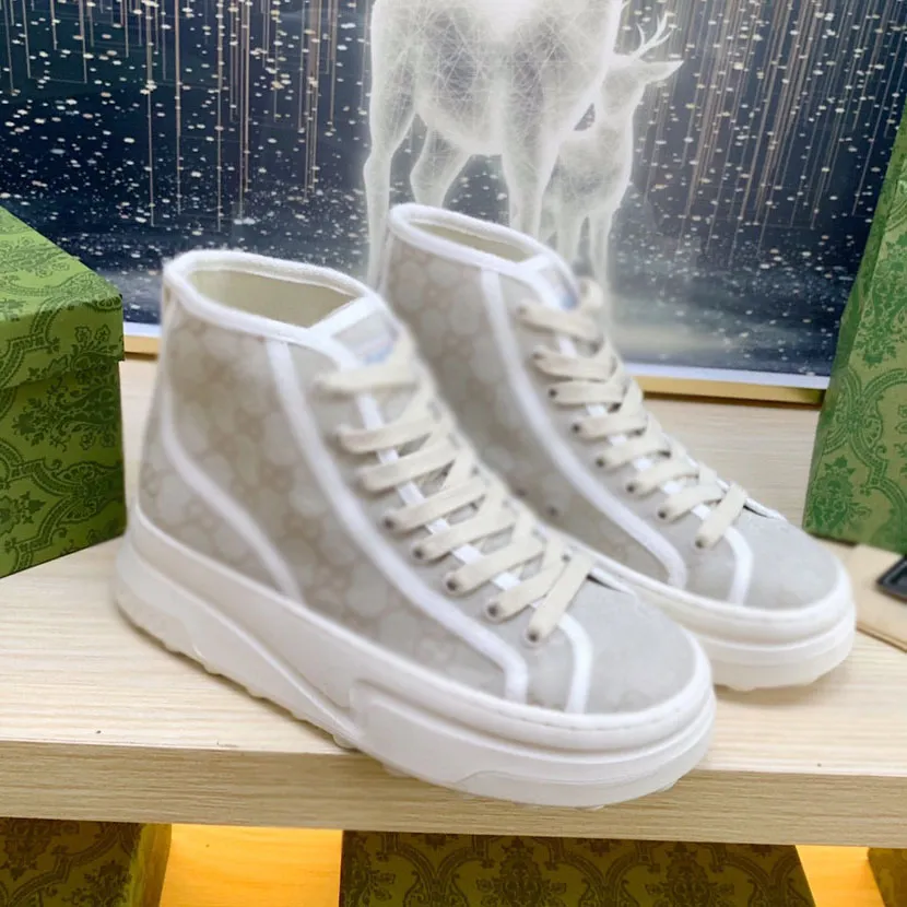 Luxury Designer Printed Canvas Womens Shoes G Color Expensive