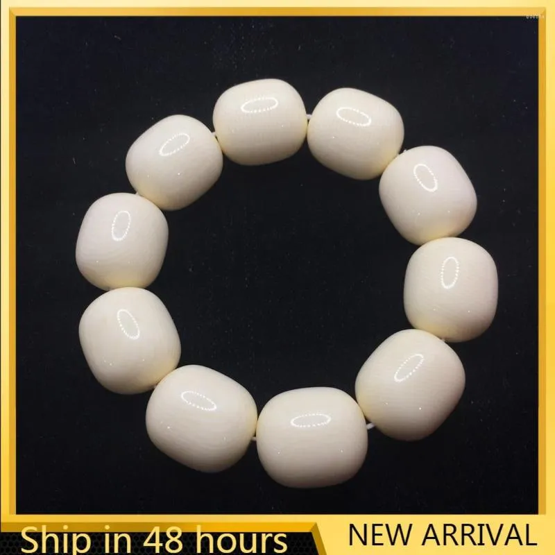 Strand Natural Mammoth Tooth Grain Pupa Bead Bracelet 2023 Buddha Bracelets