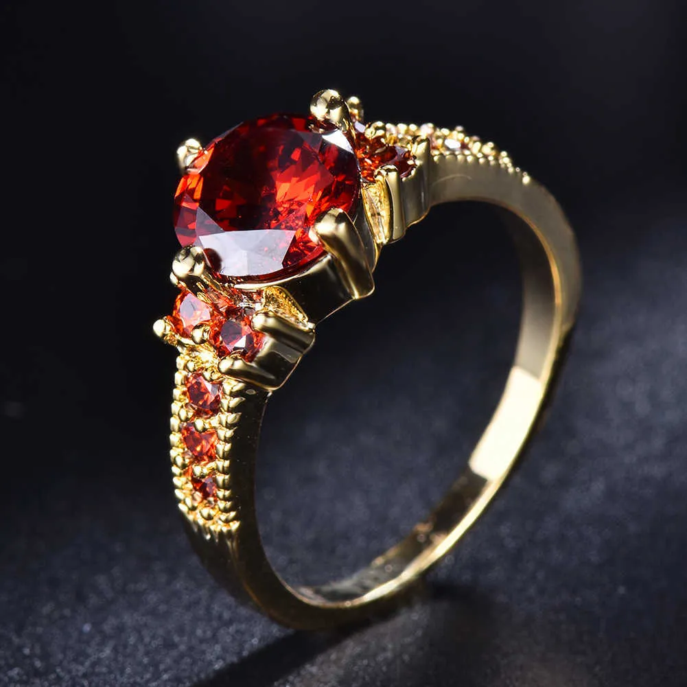 Bague femme online pierre rouge