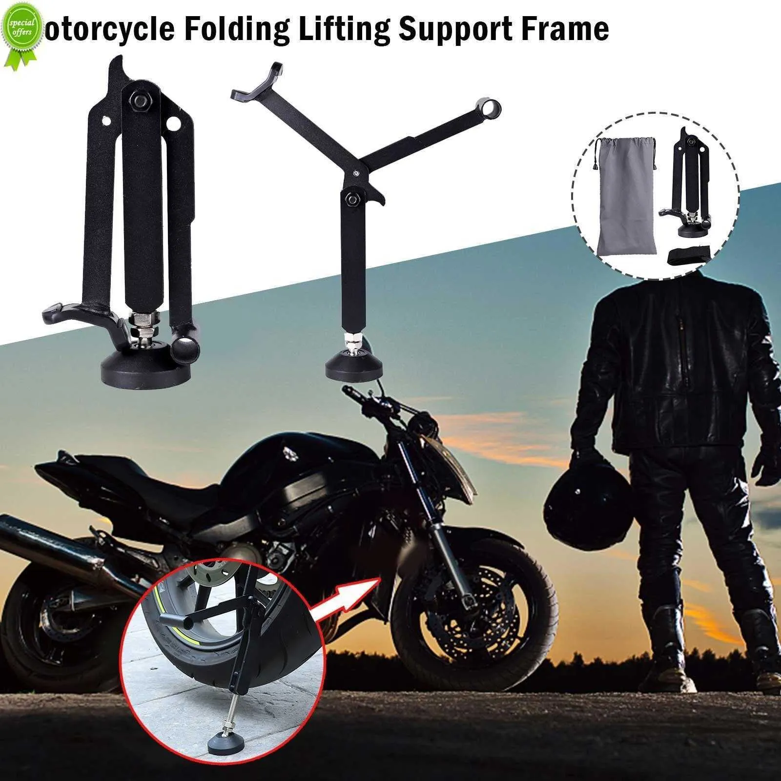 Folding motorcycle lift on sale