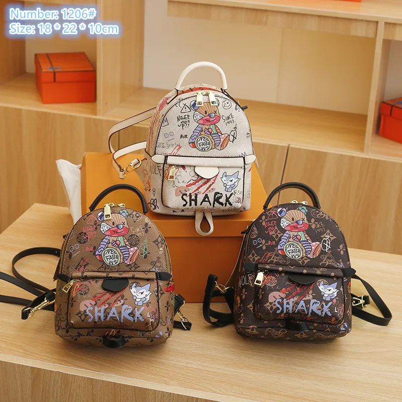 DHgate Sweet Graffiti Backpack 3 Color Ladies Shoulder Bag for Daily Outdoor Use Bags Luggage Accessories