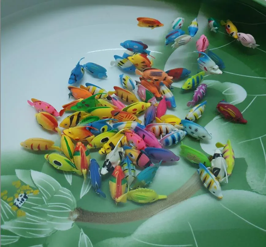 LjwZekyrnt 12 pièces ensemble de jeu de poissons tropicaux PVC apprentissage éducatif 12 pièces ensemble de figurines d'animaux de l'océan