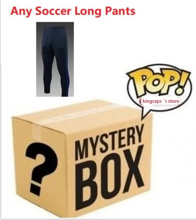 dhgate Mystery Box Pantaloni lunghi da calcio Club o squadre nazionali Attrezzatura da allenamento skinny La fabbrica all'ingrosso Regali a sorpresa Kit da calcio globale per uomo Qualità tailandese 2023 Be