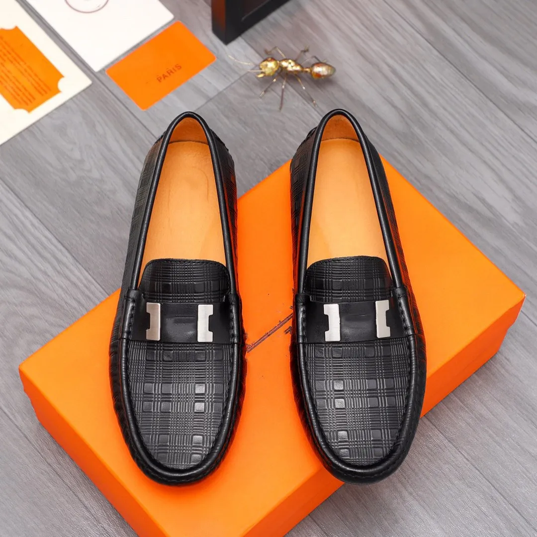 Loafers Designer Men Men Shoes подлинная кожа роскошная бренда крокодило