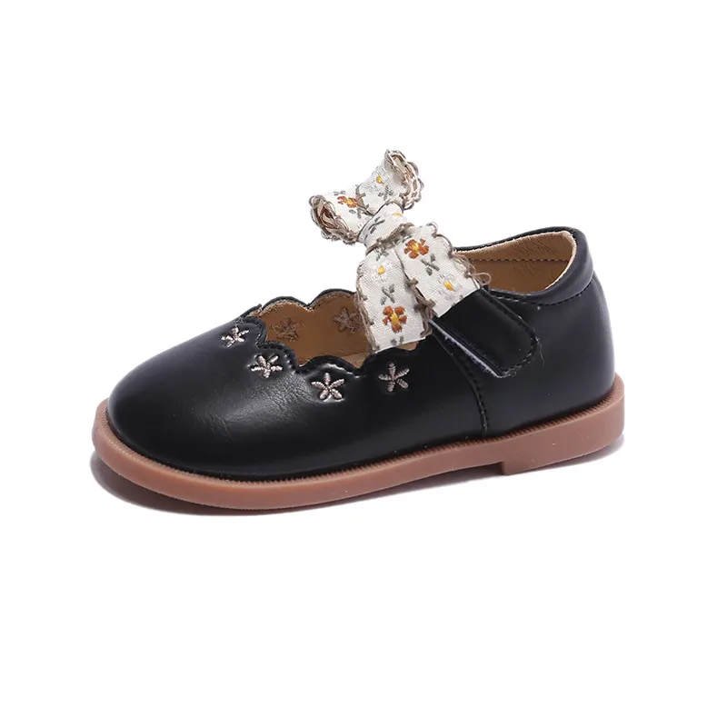 black dress shoes for toddler girl Ballerina Mary Jane Toddler Dress Flat Shoes for Wedding Party School   Chiximaxu