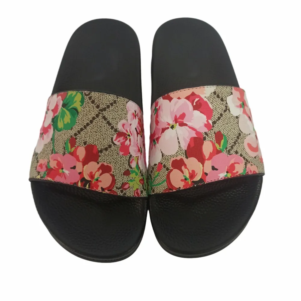 Designer Floral Slides For Men And Women Size 36 48 Platform Slide