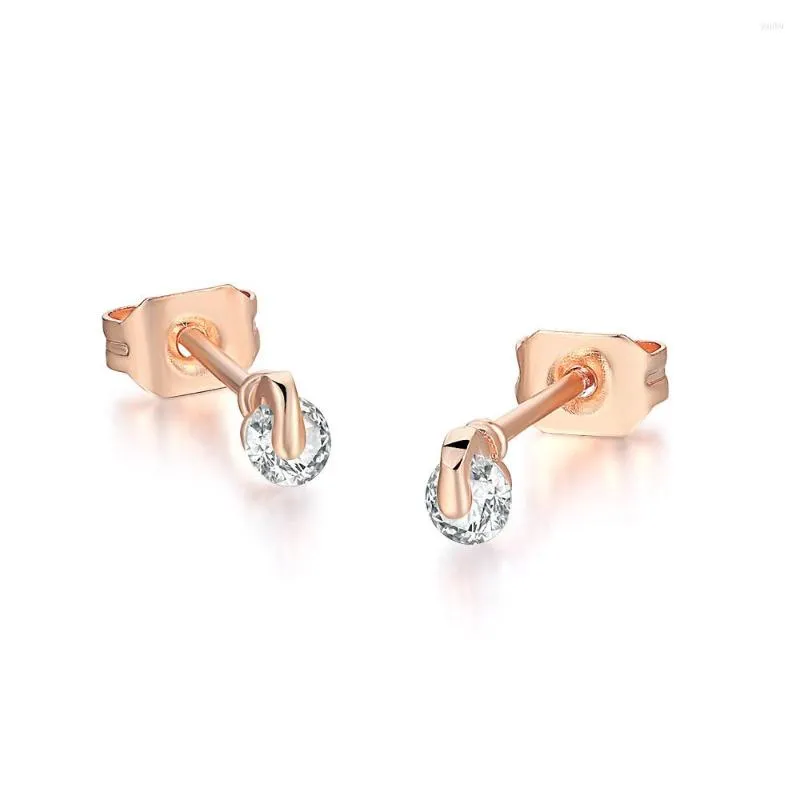 Studörhängen 2023 Little Crystal for Women Cute Liten Zirconia Earing Girls Daily Accession Fashion Jewelry E181