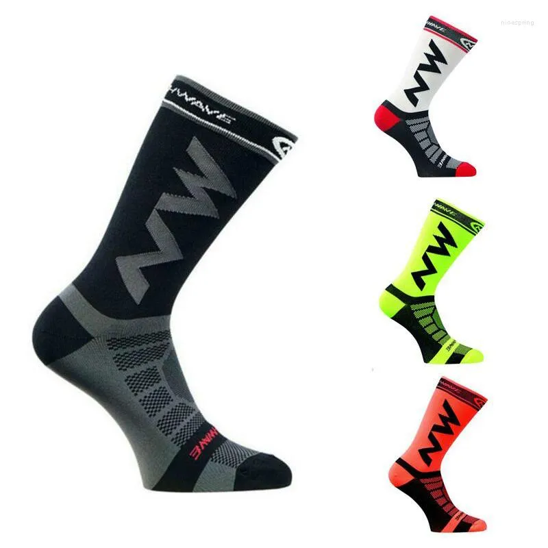 Sports Socks Long Outdoor For Men Cycling Running Soccer Football Basketball Compression Stockings Women Man