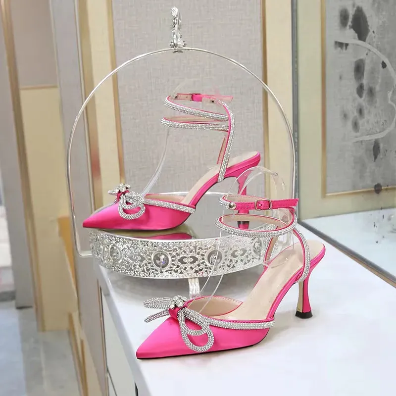 Pink designer heels outlet
