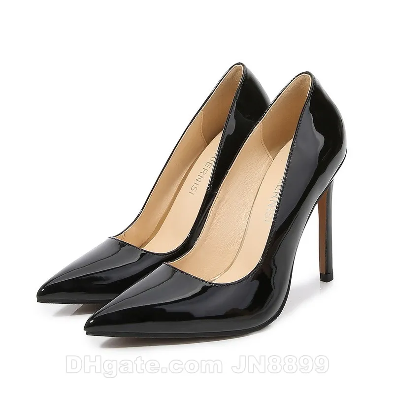 High Heel Pumps Frauen Stiletto Feste Beiläufige Modell OL Schuhe Fee Stil Sexy Marke Hohe Qualität Sexy Große Größe 35-46