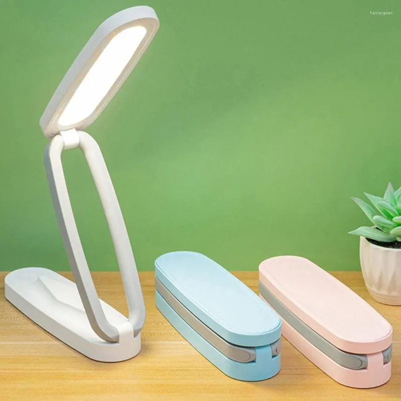 Lampade da tavolo Lampada pieghevole portatile USB Ricaricabile LED Scrivania Dimmerabile Protezione degli occhi Lettura per l'home office