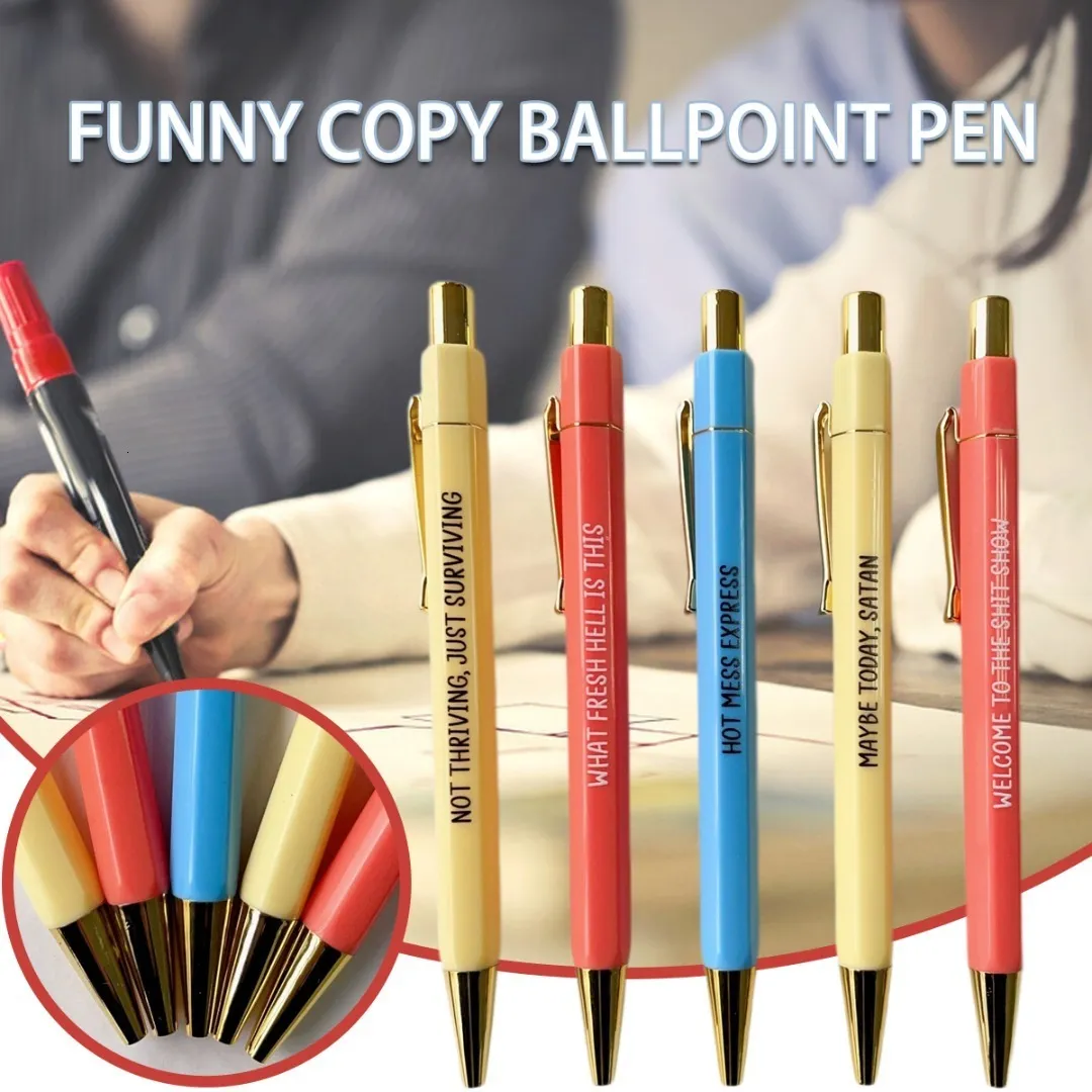 Wholesale Ballpoint Pens Funny Ballpoint Pens Colorful Complaining