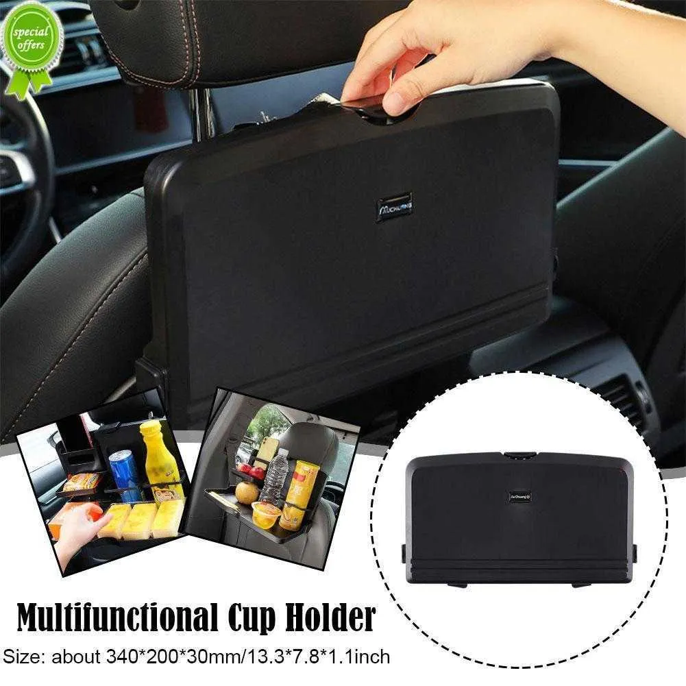 Car Car Back Seat Tray Table Car Rear Seat Organizer With Folding Table For Food Laptop Foldable Table Tray Travel Storage Bag