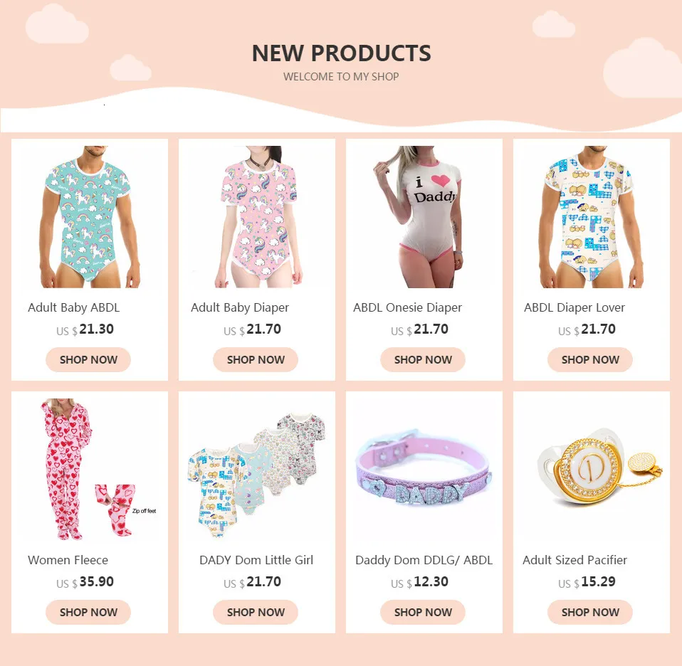 Ddlg clothing store hotsell