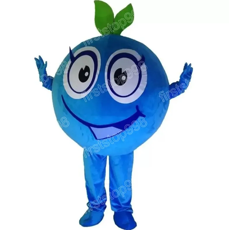 Halloween Blueberry Mascot Costume Performance simulation Cartoon Anime theme character Adults Size Christmas Outdoor Advertising Outfit Suit