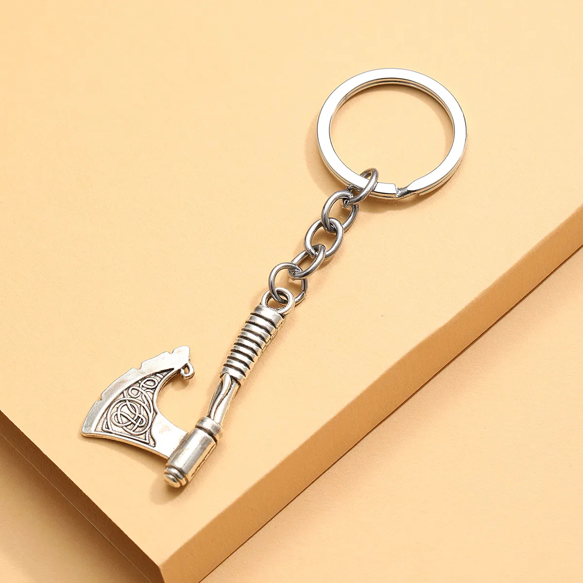 Porte-clés AX, nouvelle mode porte-clés en métal fait à la main cadeau de fête bijoux de livraison directe