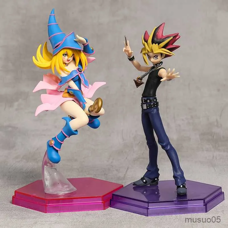 Yu Gi Oh! Duel Monsters Yami Yugi ATEM PVC Figure Dark Magician Girl