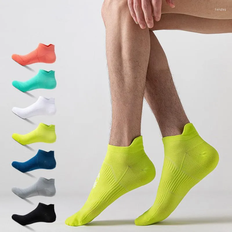 Erkek Çoraplar Erkekler Pamuk Renkli Mesh Spor Kadınlar Konforu Ter Nefes Alabaş Slip Slip Unisex Kısa Basketbol
