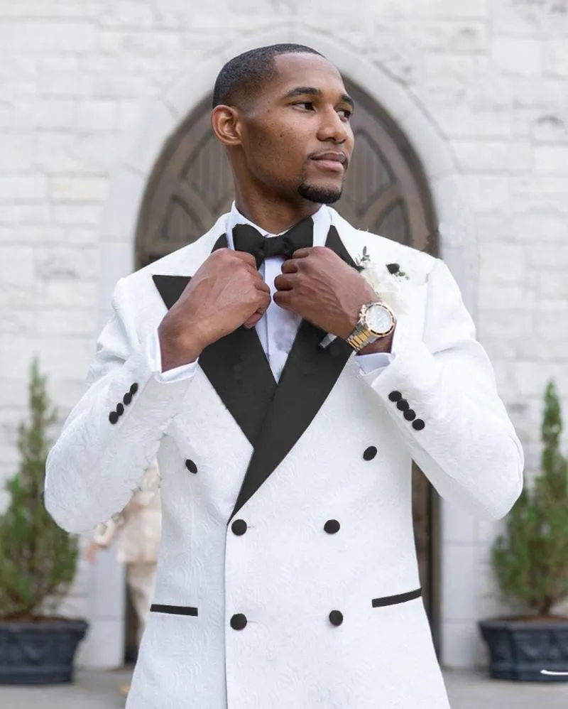 White double breasted blazer 2025 men