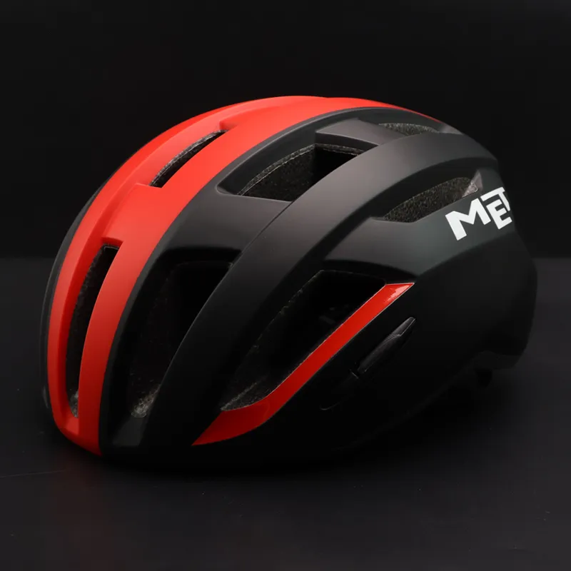 Radsporthelme getroffen Trenta Road Bike Helm Professioneller Wettbewerb MTB Reithelme Aero Fahrradhelme für Männer Frauen Ultraleichter Radsporthelm Reiten 3031