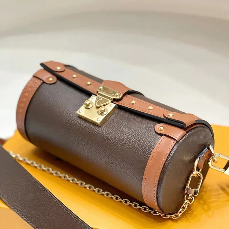 Designer Chain Bag Sac à bandoulière de luxe 10A Qualité miroir Sac de messager en cuir véritable avec boîte M57835
