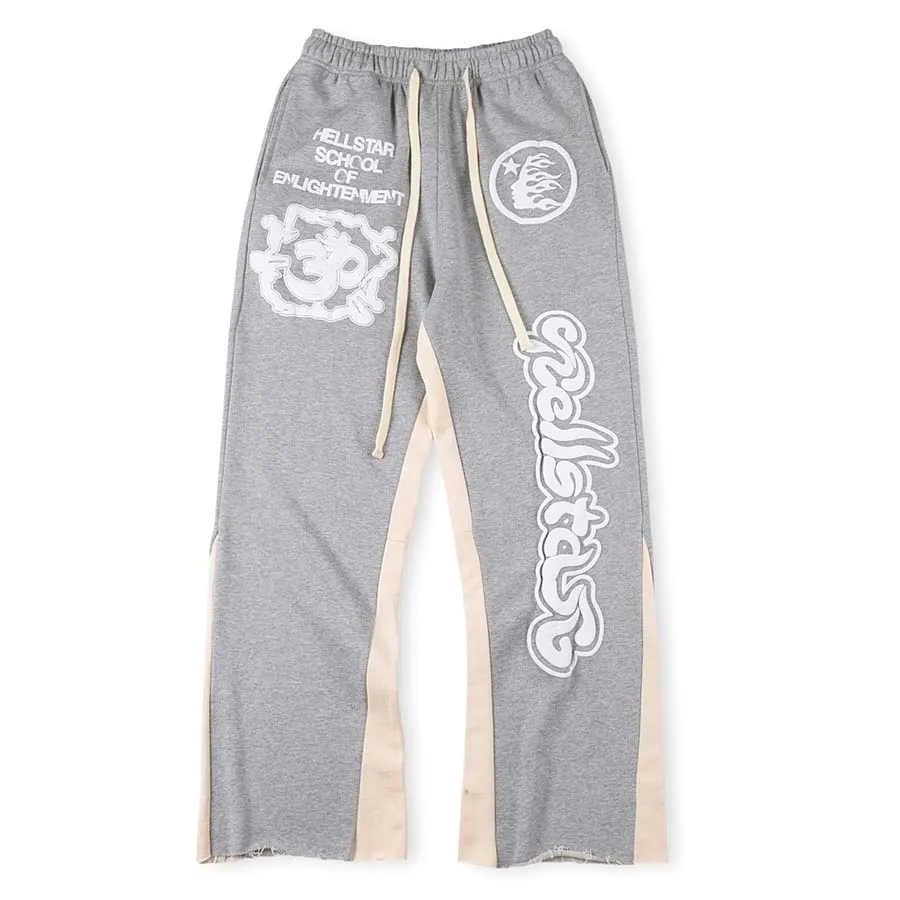 Grey sweatpants streetwear best sale